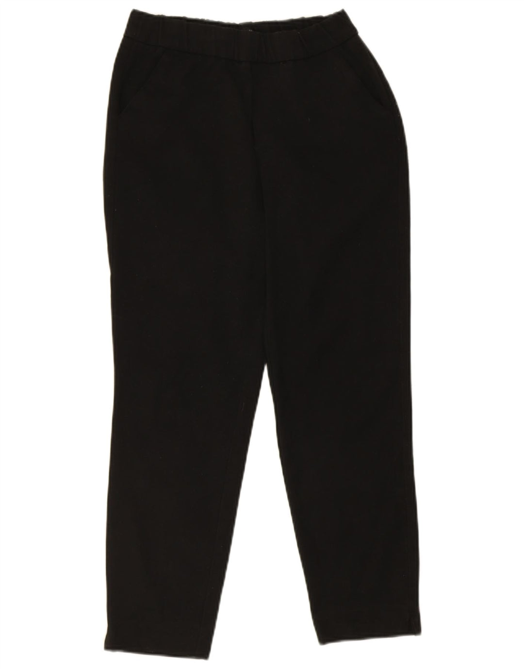Zara Calça feminina slim cortada pequena W26 L24 preta