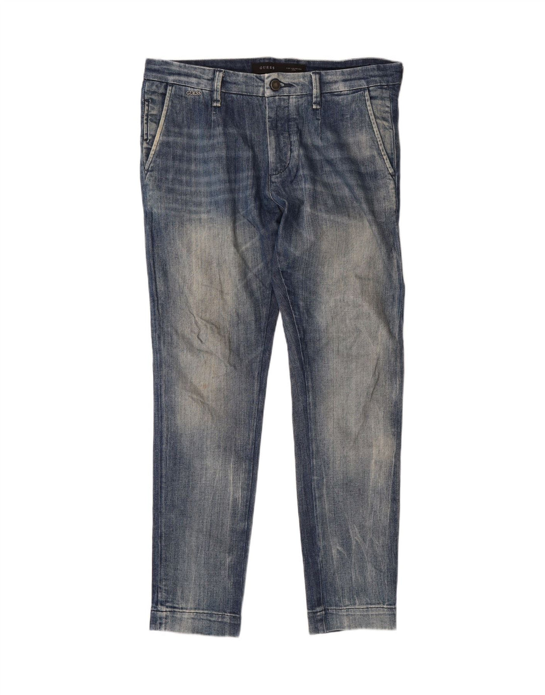 Jeans slim masculino GUESS W32 L31 azul algodão