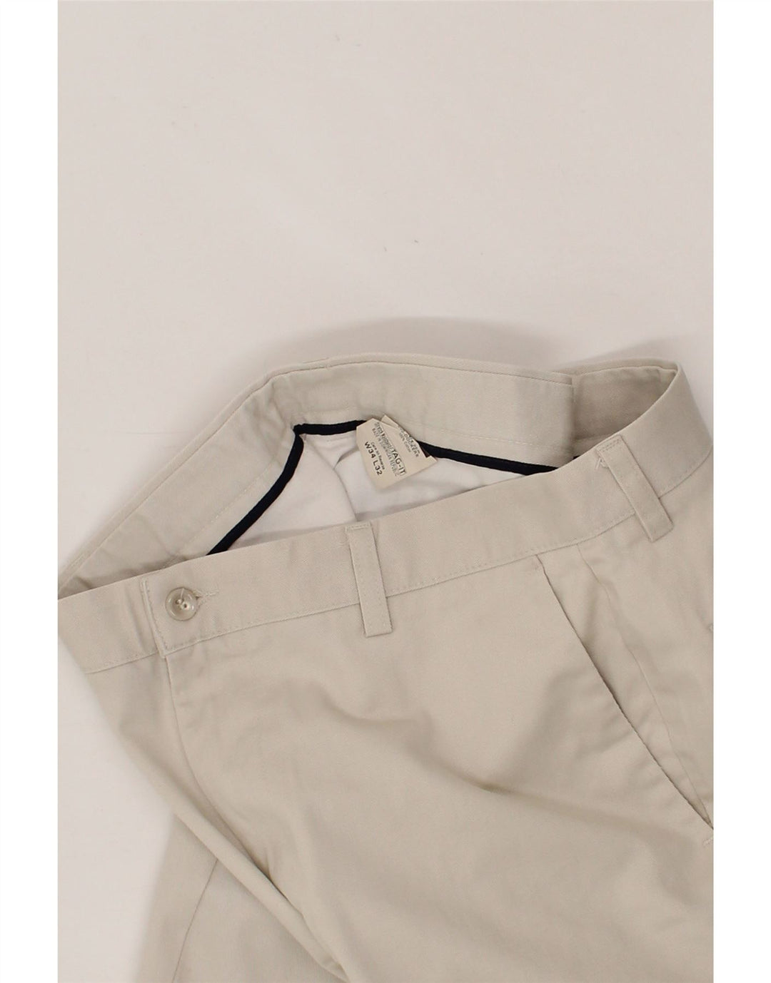 DOCKERS Calça Chino Masculina Reta W34 L32 Bege
