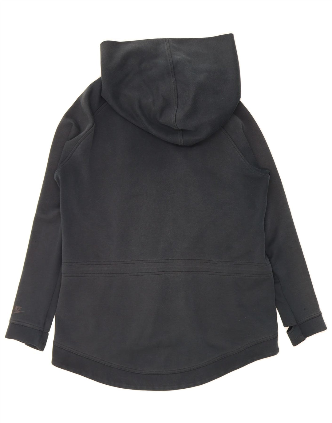 NIKE Womens Zip Hoodie Sweater UK 16 Large Black Cotton Vintage Nike and Second-Hand Nike from Messina Hembry 