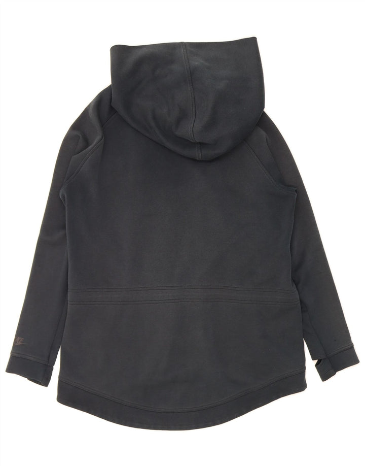 NIKE Womens Zip Hoodie Sweater UK 16 Large Black Cotton Vintage Nike and Second-Hand Nike from Messina Hembry 