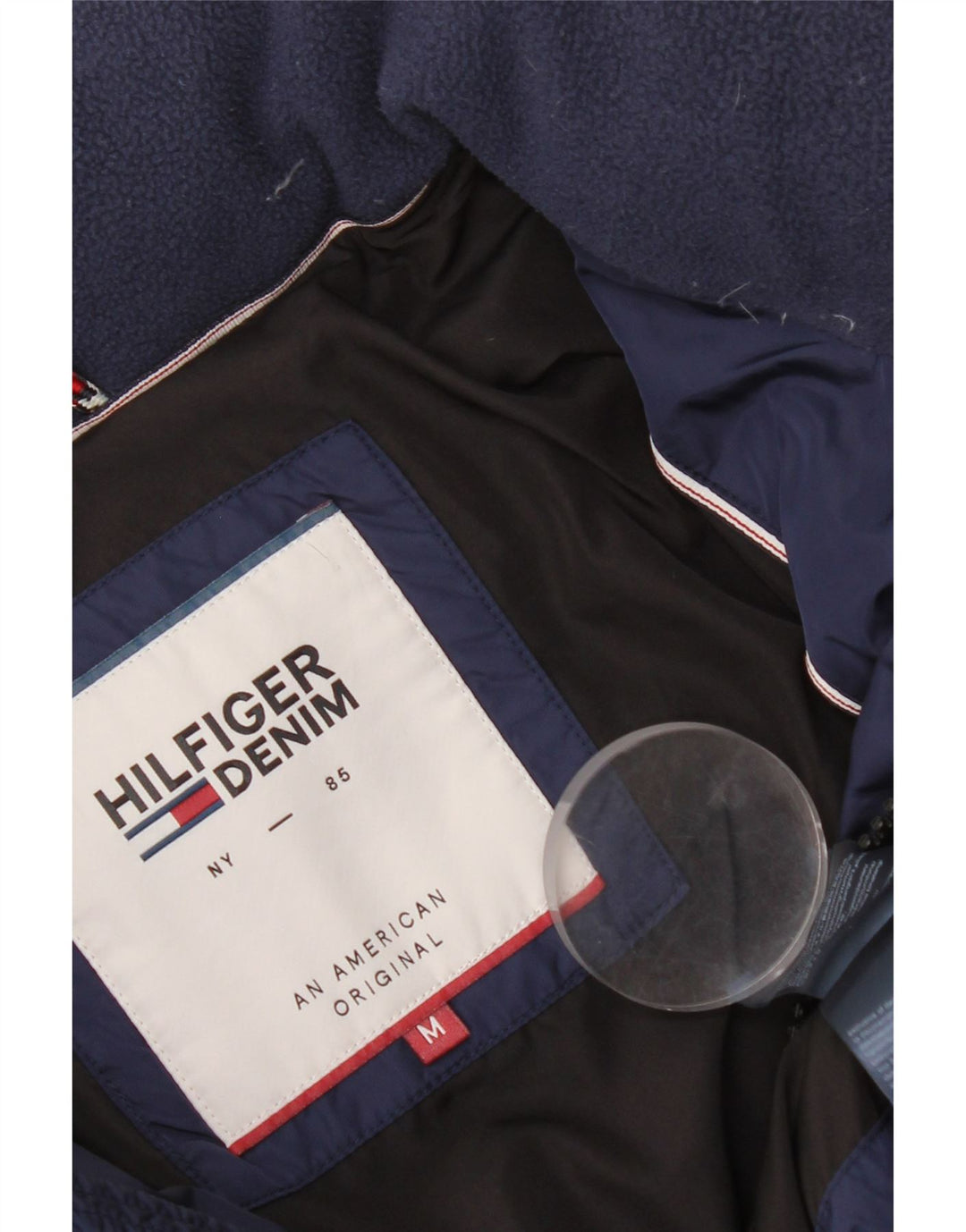 Jaqueta acolchoada masculina Tommy Hilfiger Reino Unido 38 médio azul marinho nylon