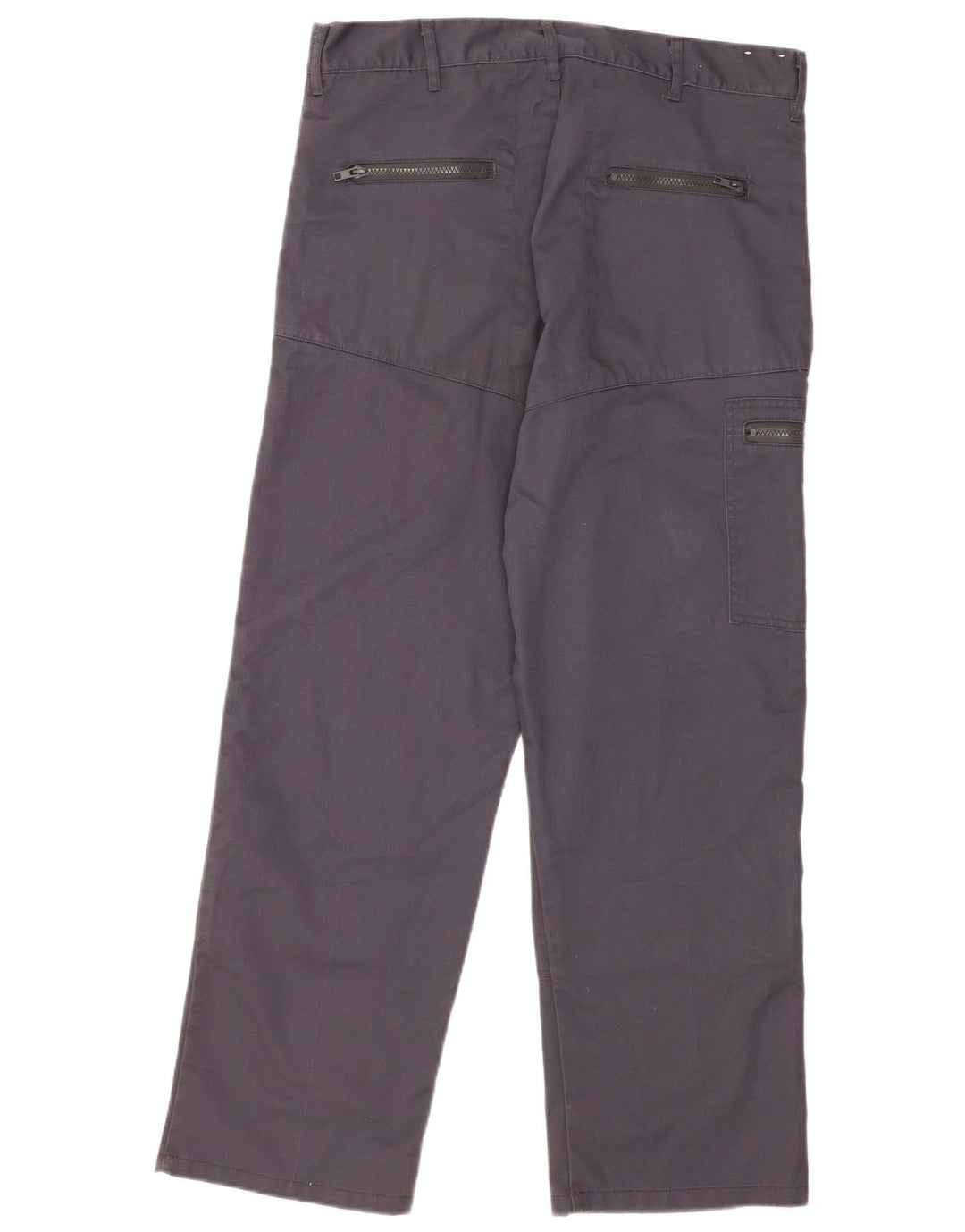 Calças cargo retas masculinas Dickies W34 L29 poliéster azul marinho