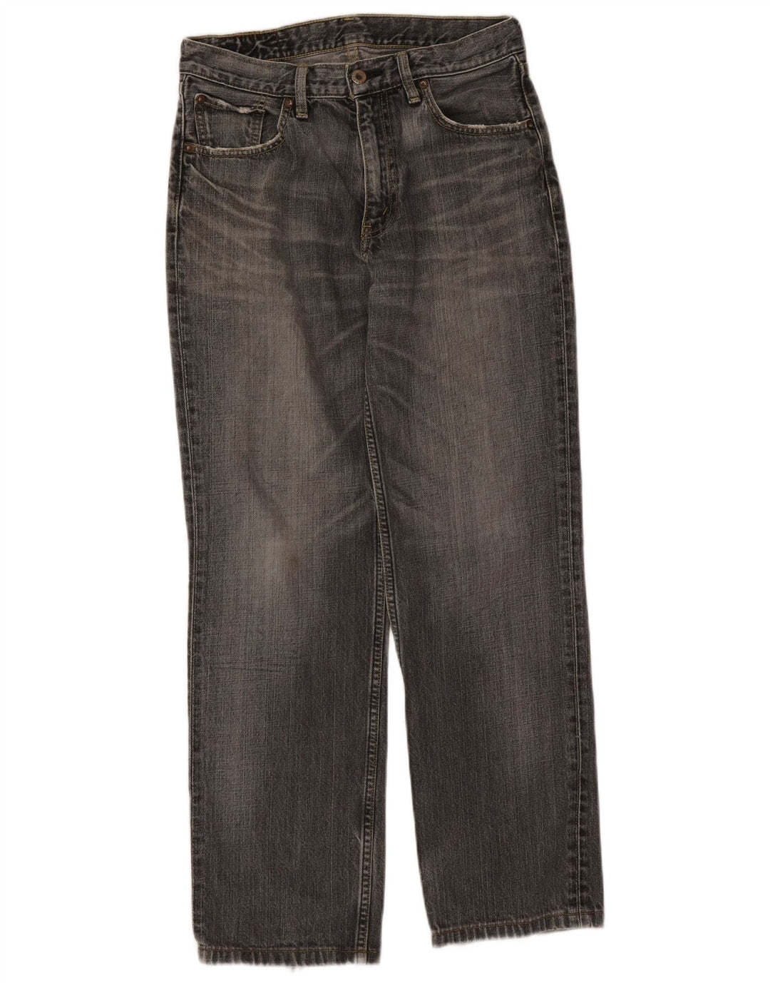 Calça jeans masculina Levi's 502 Tapered W31 L30 cinza algodão
