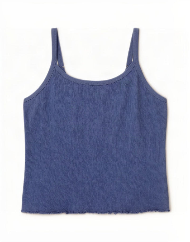 M&Co Top Cami Feminino UK 20 2XL Algodão Azul