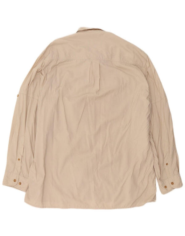 Camisa masculina Rohan grande poliamida bege