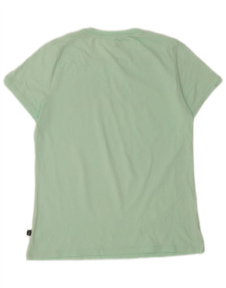 Puma Camiseta Feminina Graphic Top UK 14 Verde Médio