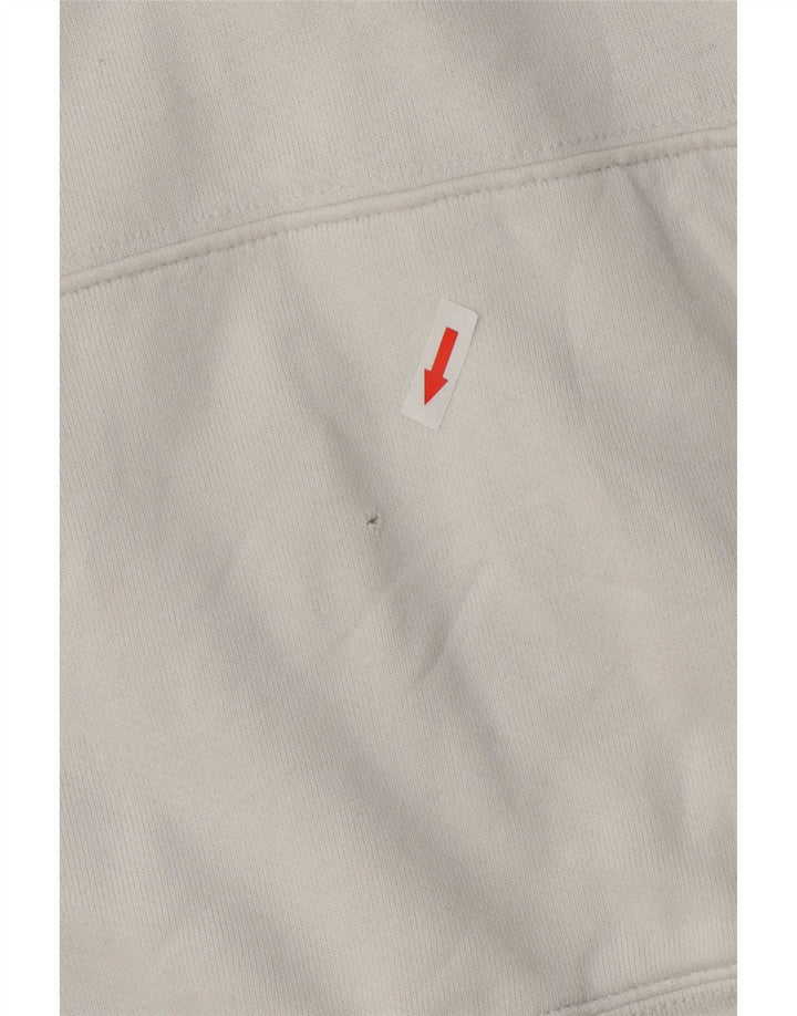 Suéter com capuz gráfico masculino Levi's grande algodão branco
