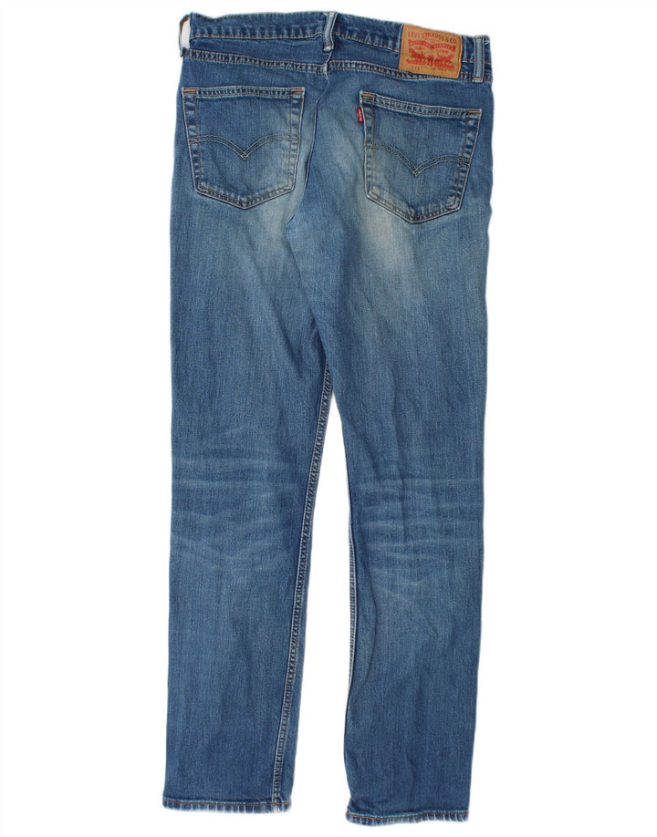 LEVI'S Masculino 511 Acid Wash Slim Jeans W32 L32 Azul Algodão