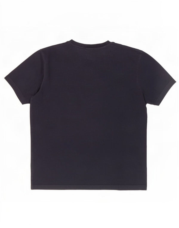 Camiseta masculina Ellesse Top grande algodão azul marinho