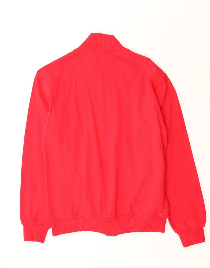Adidas Mens Tracksuit Top Jacket UK 34/36 Pequeno Algodão Vermelho