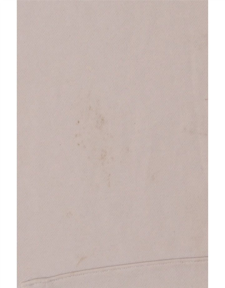 CHAMPION Suéter com capuz gráfico masculino grande algodão branco