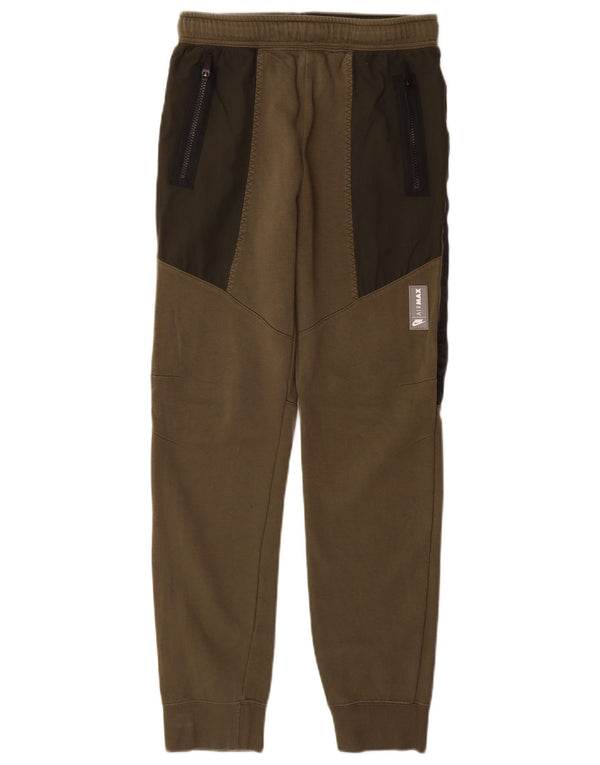 Nike Meninos Calças de treino Joggers 13-14 anos XL Khaki Colourblock