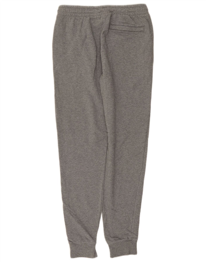 Calça de treino masculina Puma Joggers cinza médio algodão