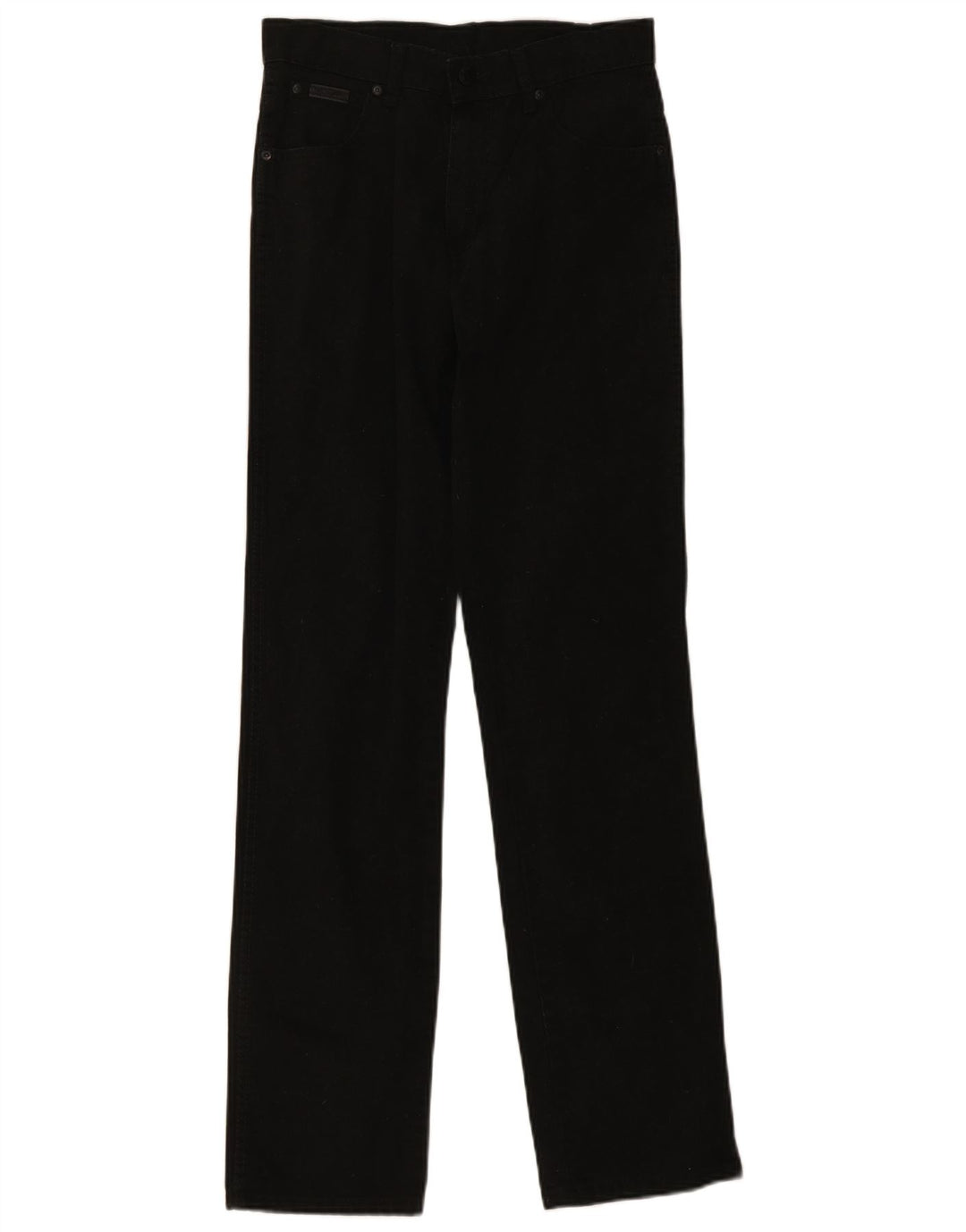 Wrangler Masculino Texas Stretch Straight Jeans W30 L34 Algodão Preto