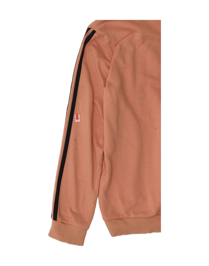 ADIDAS Girls Graphic Sweatshirt Jumper 11-12 Years Pink Cotton Vintage Adidas and Second-Hand Adidas from Messina Hembry 