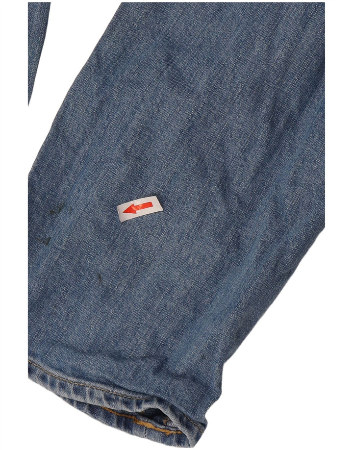 Lee Mens Daren Straight Jeans W34 L32 Azul Algodão