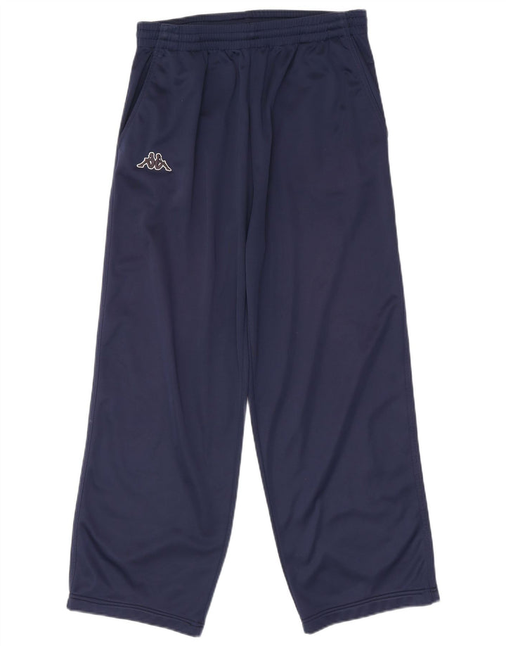 Calça de treino masculina Kappa poliéster azul marinho médio