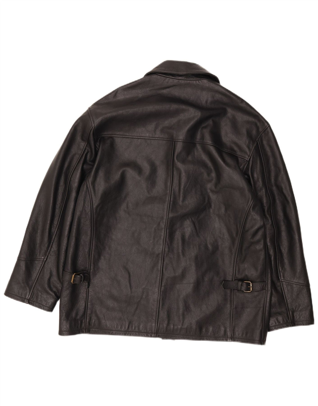 Jaqueta de couro masculina vintage IT 52 XL couro preto