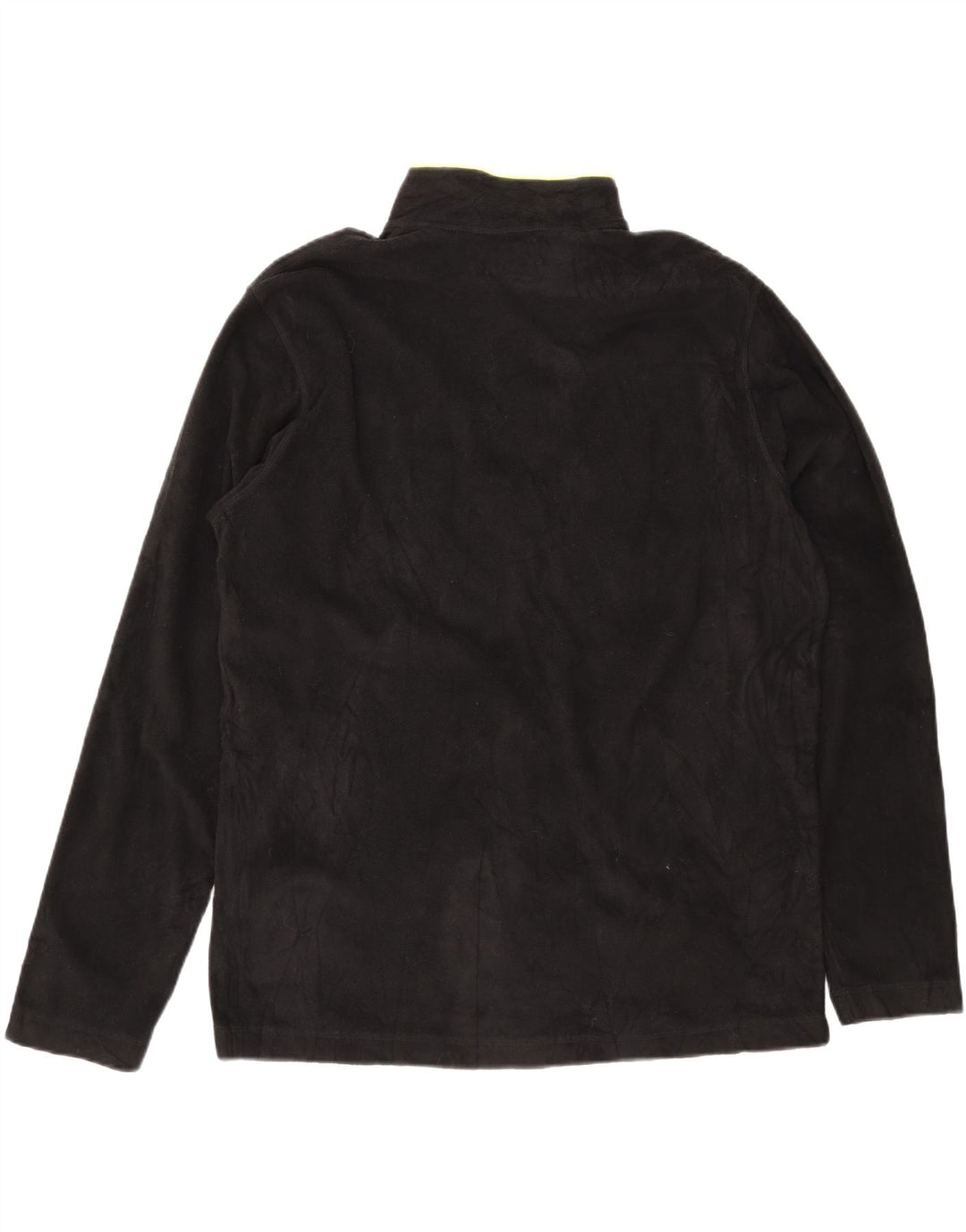 Jumper de lã masculino FILA com zíper e gola XL preto poliéster