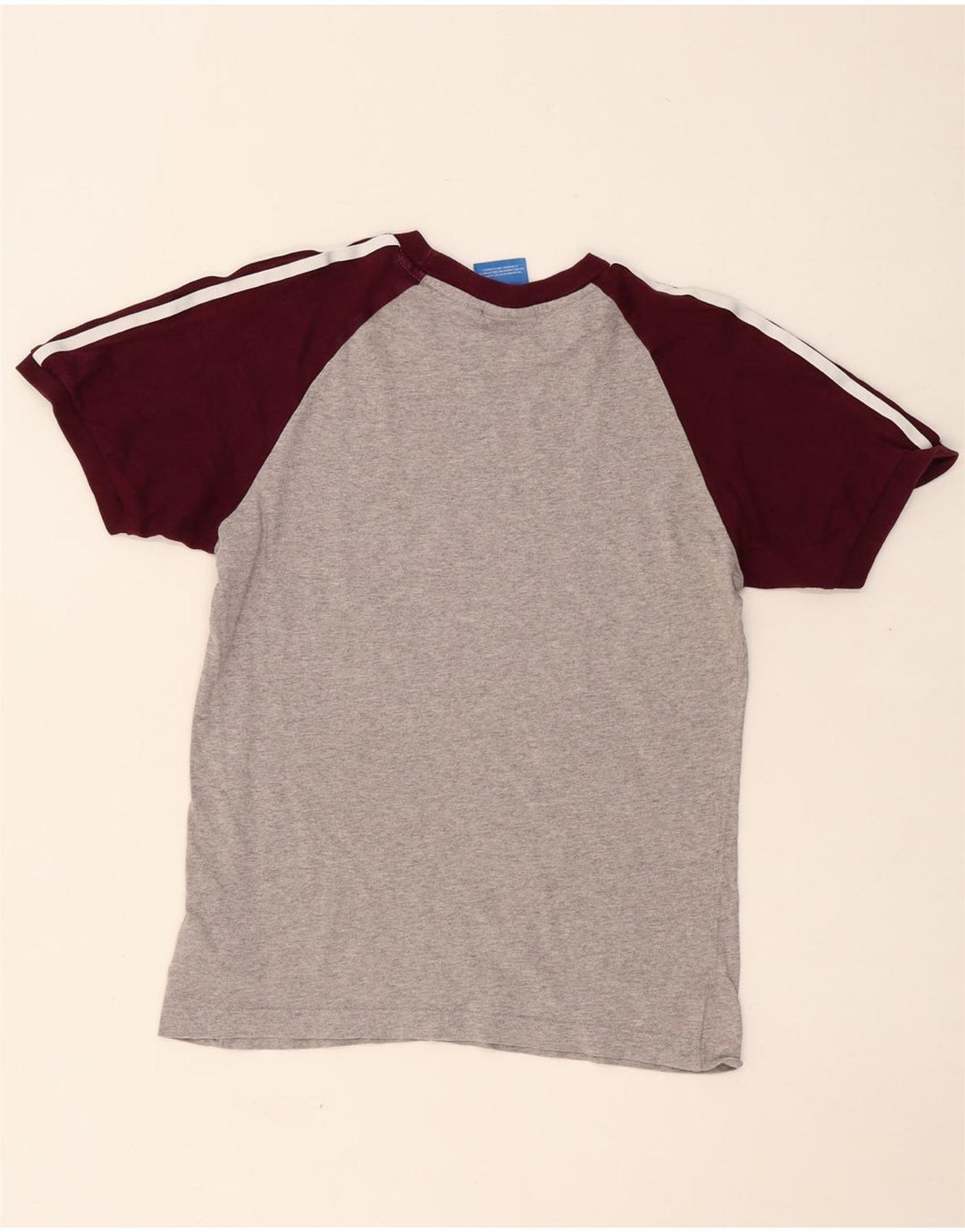 Camiseta masculina ADIDAS Top Small Grey Colourblock Cotton