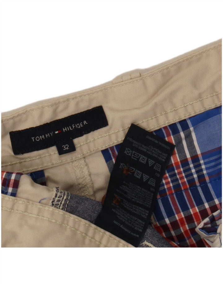 Shorts cargo masculino TOMMY HILFIGER W32 algodão bege médio