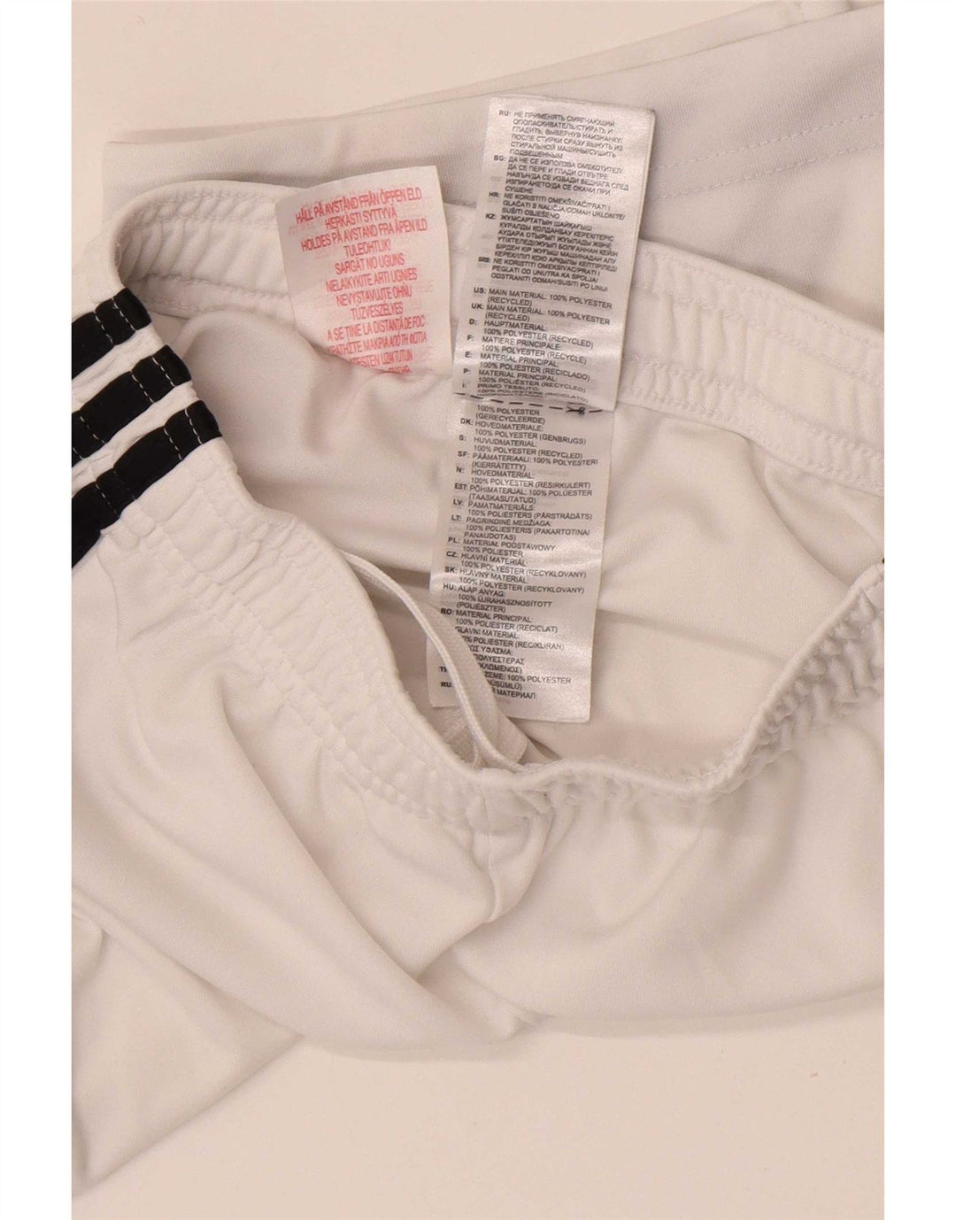 Shorts esportivos Adidas Boys Juventus 7-8 anos branco poliéster