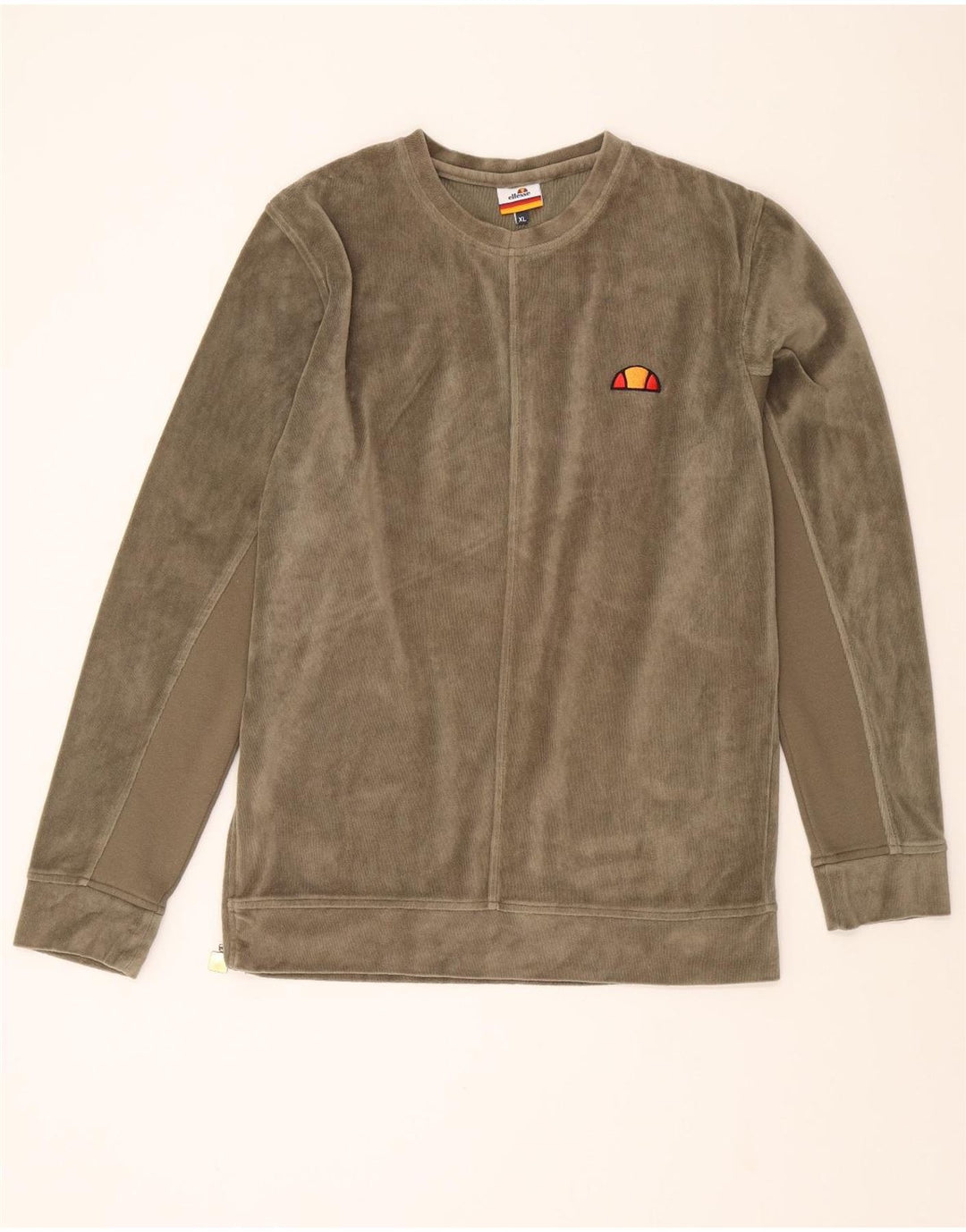 ELLESSE Womens Sweatshirt Jumper UK 18 XL Green Cotton Vintage Ellesse and Second-Hand Ellesse from Messina Hembry 