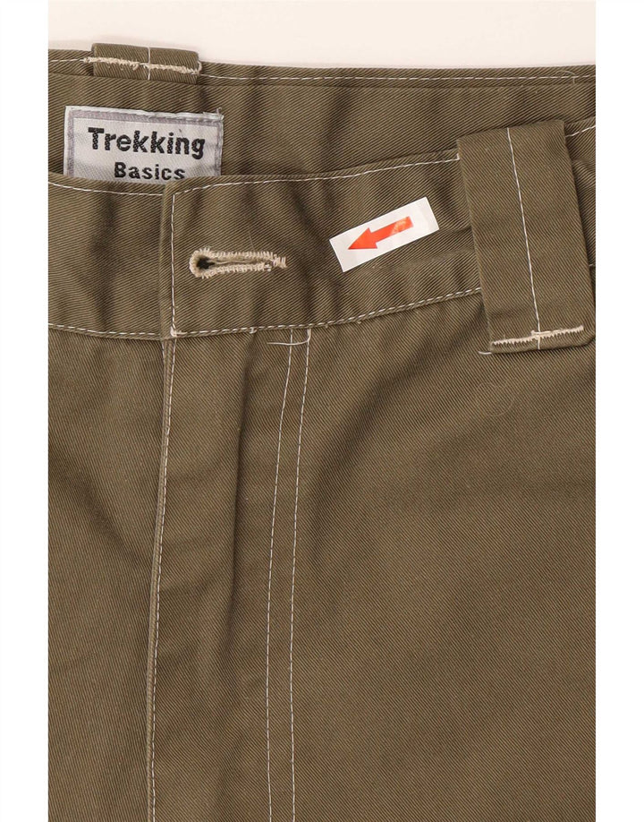 Shorts cargo masculino básico XL W38 poliéster cáqui