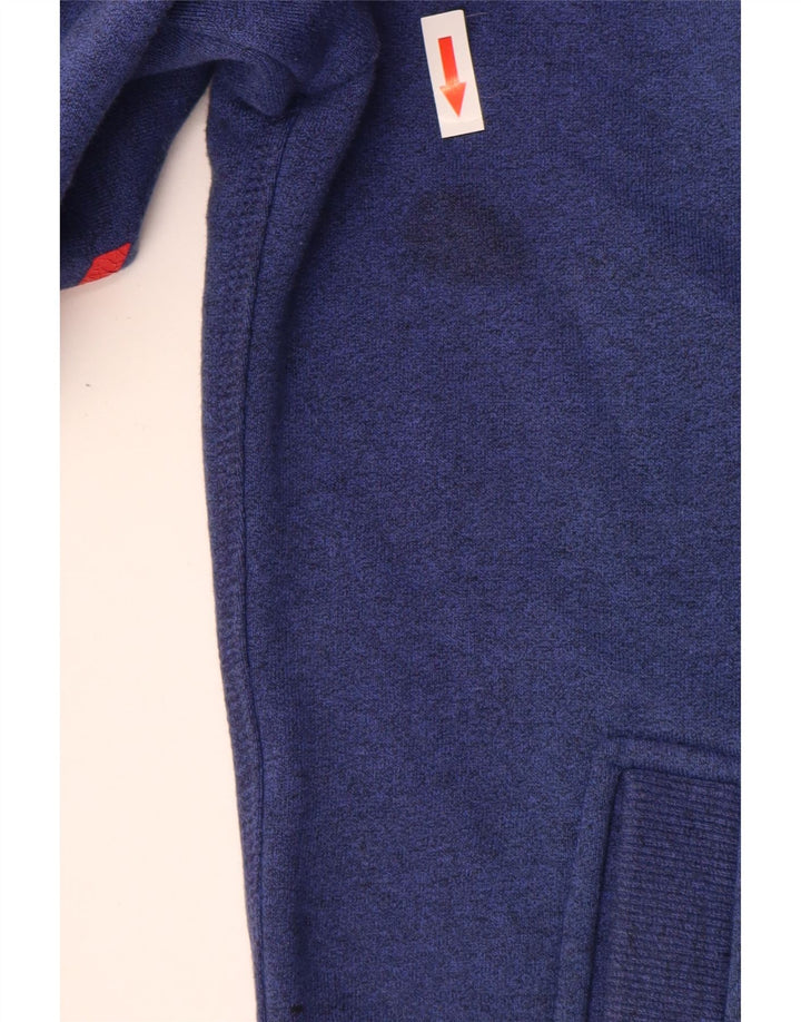Superdry Mens Graphic Tracksuit Top Jacket Médio Azul Marinho Algodão