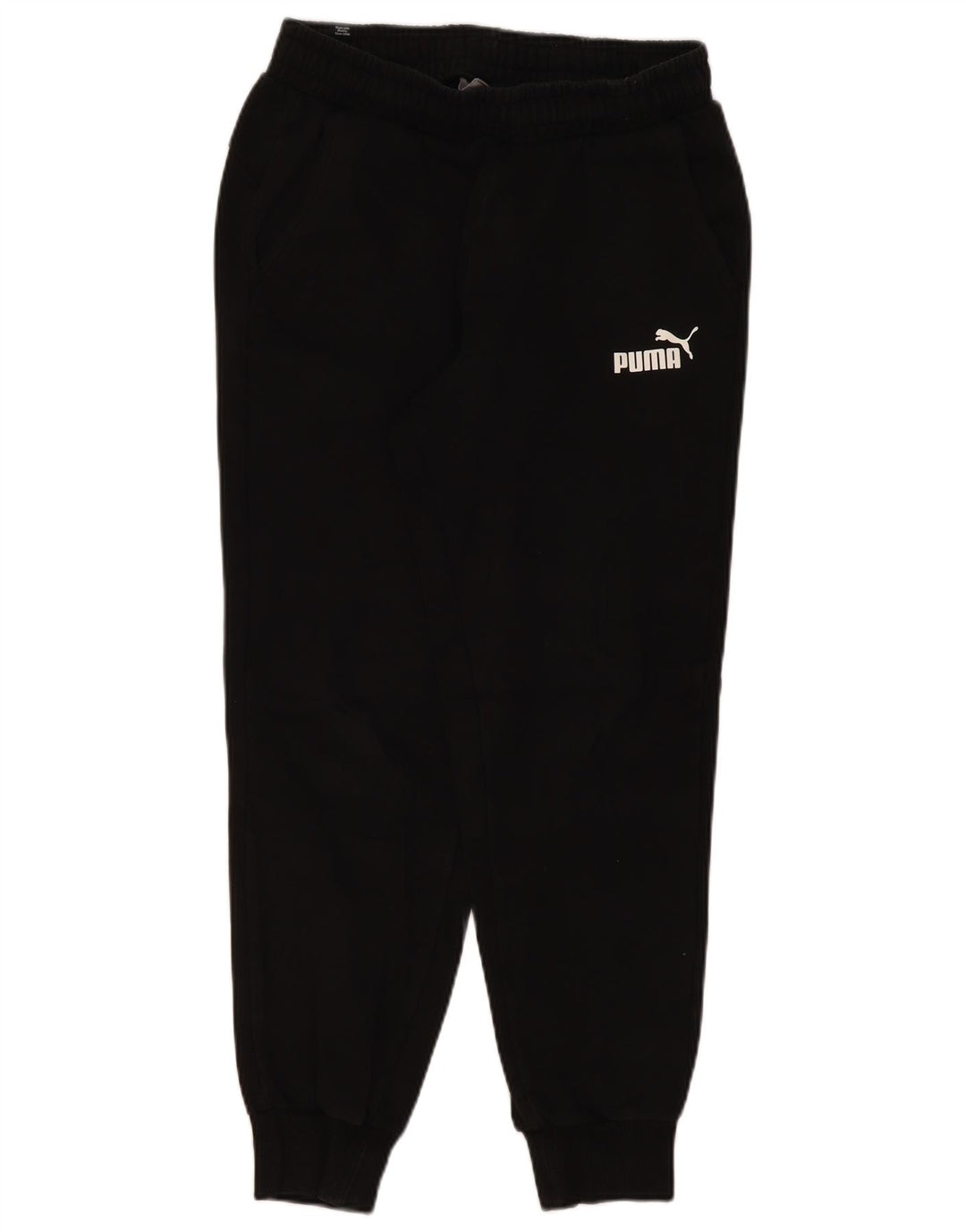 PUMA Mens Calças de treino Joggers Médio Algodão Preto