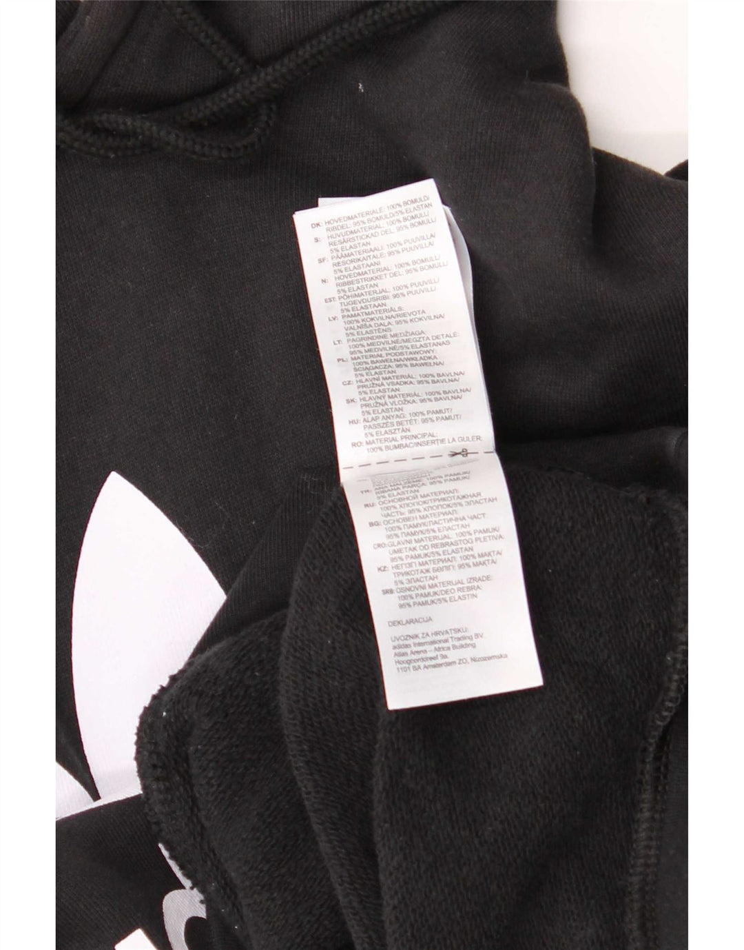 Adidas masculino gráfico moletom com capuz médio algodão preto