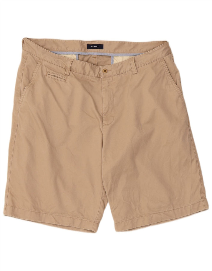 Gant Mens Chino Shorts W38 XL Algodão Bege