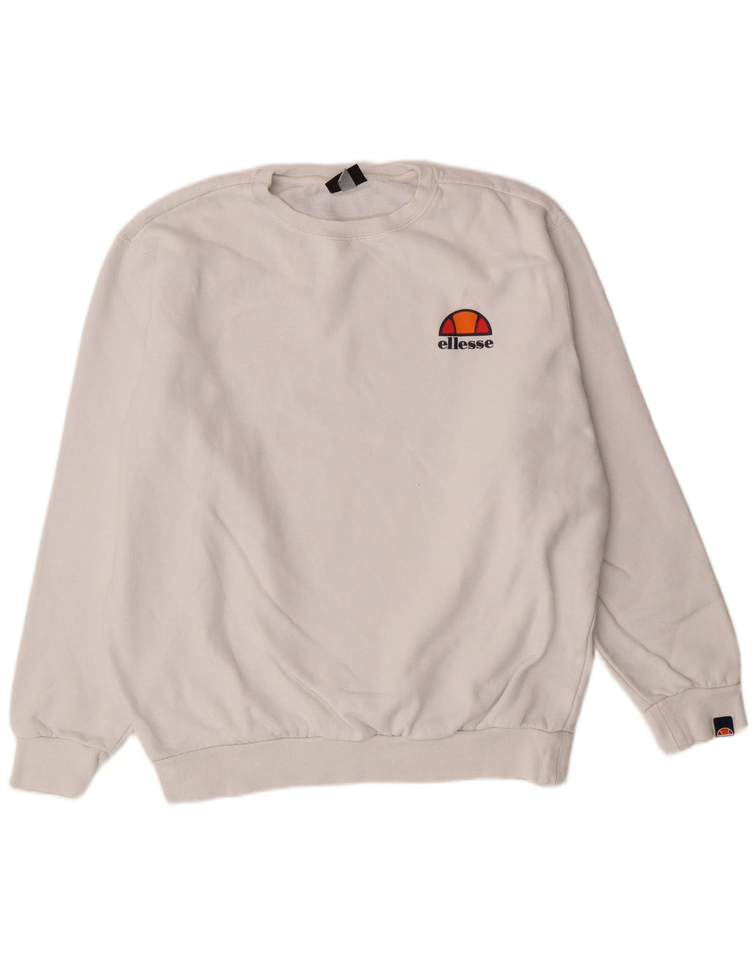 ELLESSE moletom masculino jumper grande algodão branco