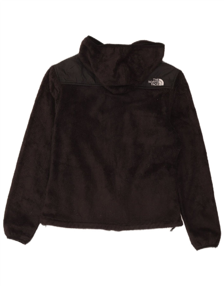 Jaqueta de lã com capuz feminina The North Face UK 12 poliéster preto médio