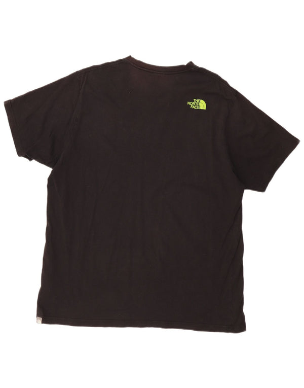 Camiseta gráfica masculina THE NORTH FACE Top XL algodão preto