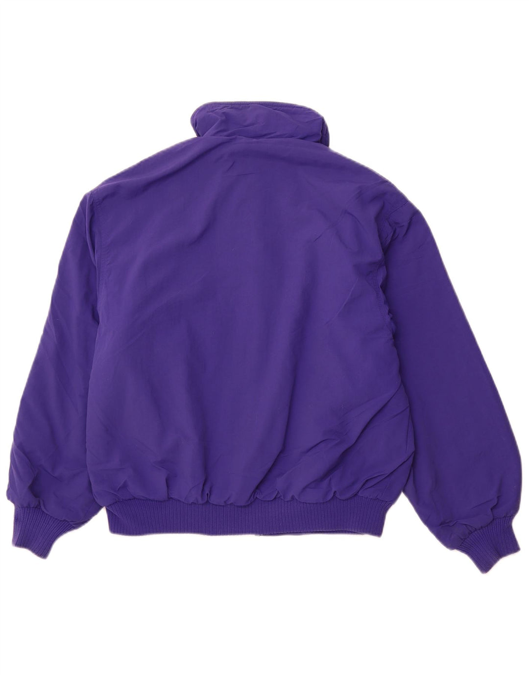 Jaqueta bomber feminina EDDIE BAUER UK 14 nylon roxo médio