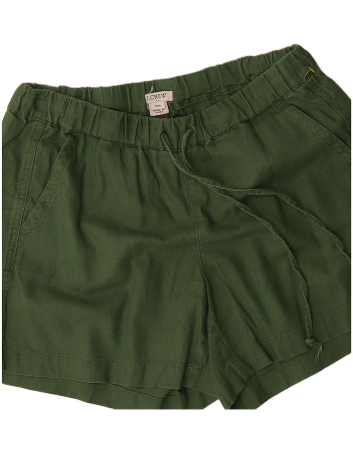 J. Crew Shorts Chino Feminino 2XS W24 Linho Verde