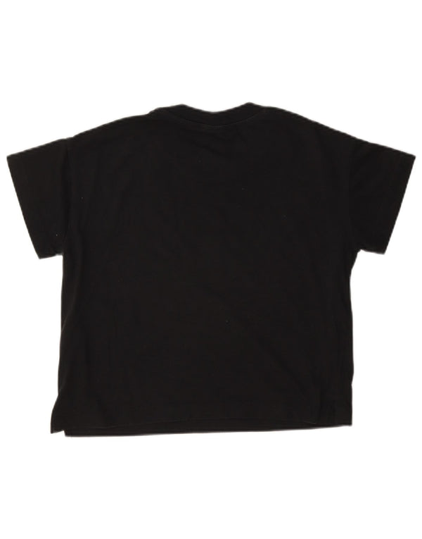 Camiseta Feminina Champion Crop Oversized Graphic UK 6 XS Preto