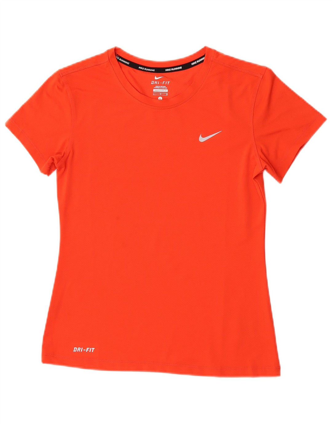 Camiseta Nike Feminina Dri Fit Graphic Top UK 14 Grande Laranja Poliéster