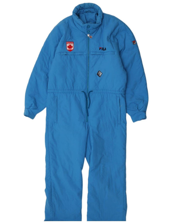 Macacão de esqui masculino Fila com capuz IT 54 grande azul poliamida