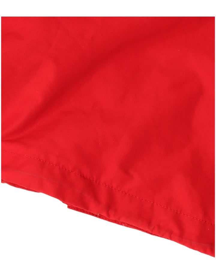 Jaqueta de chuva com capuz feminino Helly Hansen UK 14 poliéster vermelho médio