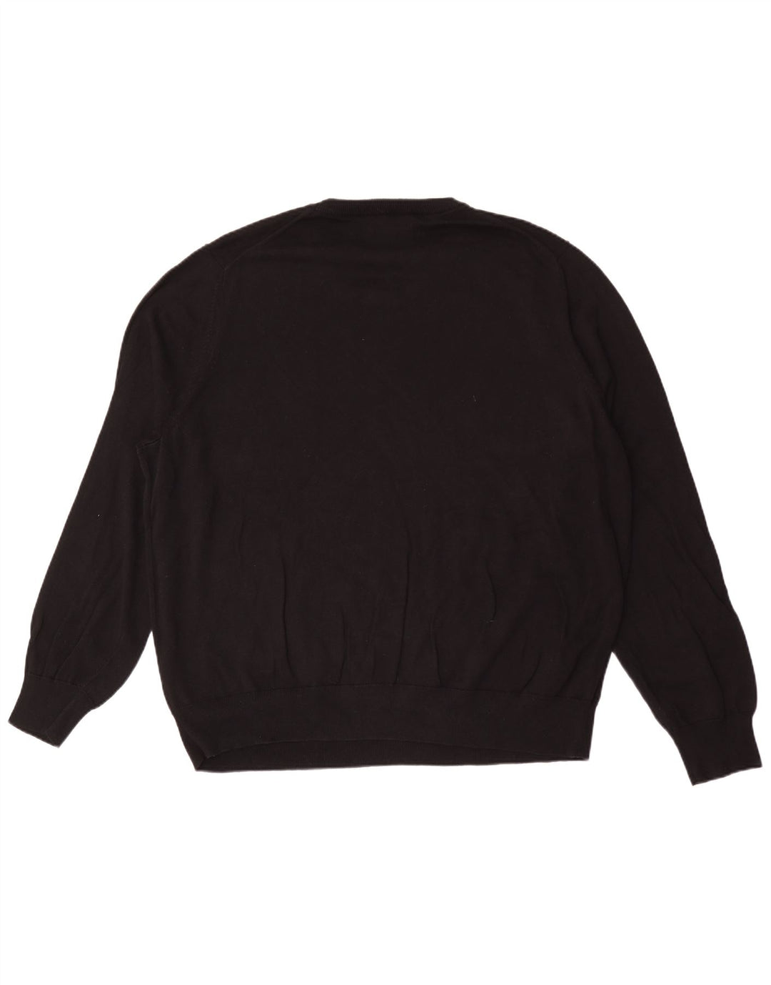 Suéter masculino Marks & Spencer com gola redonda 3XL algodão preto