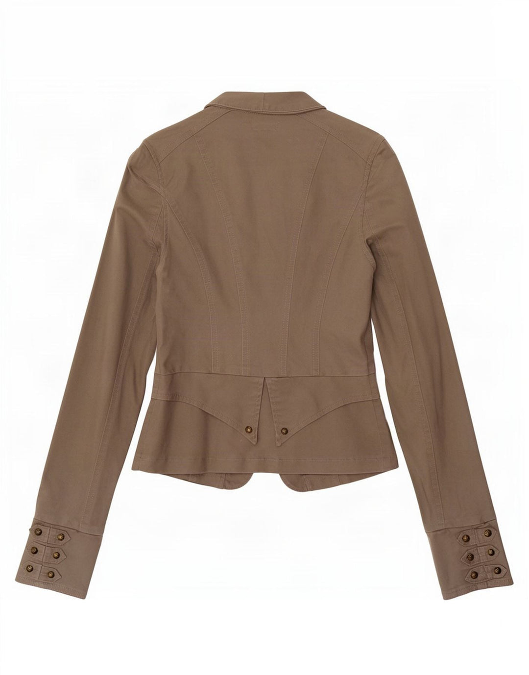Jaqueta Blazer Feminina Jane Norman UK 6 XS Algodão Cinza