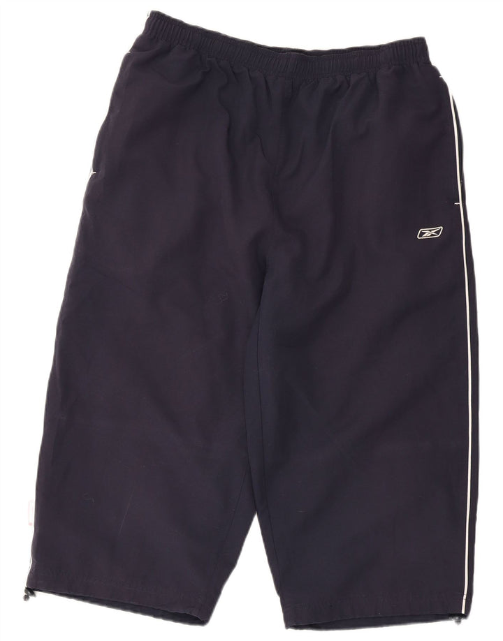 Bermuda masculina Reebok Sport Shorts médio azul marinho poliéster