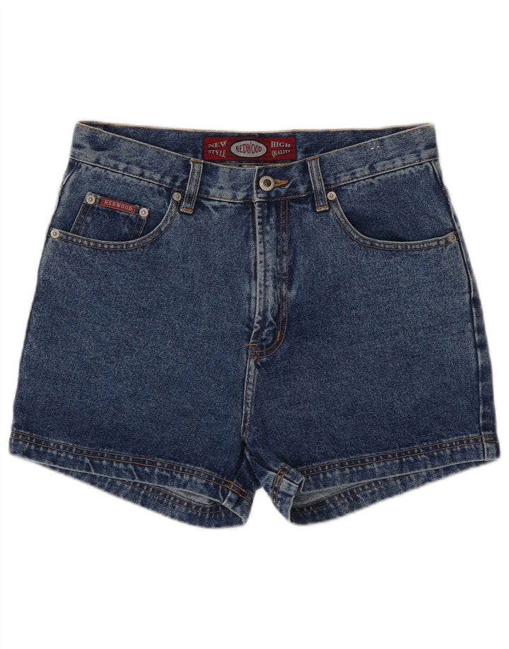 Shorts jeans feminino REDWOOD W32 grande algodão azul