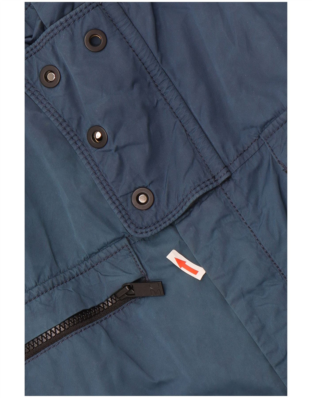 Jaqueta utilitária masculina Hugo Boss EU 54 2XL azul poliamida