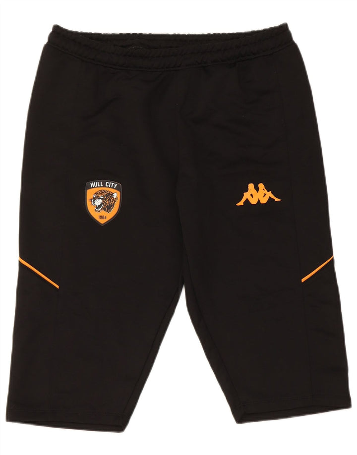 Kappa Mens Gara Bermuda Sport Shorts Médio Preto Poliéster