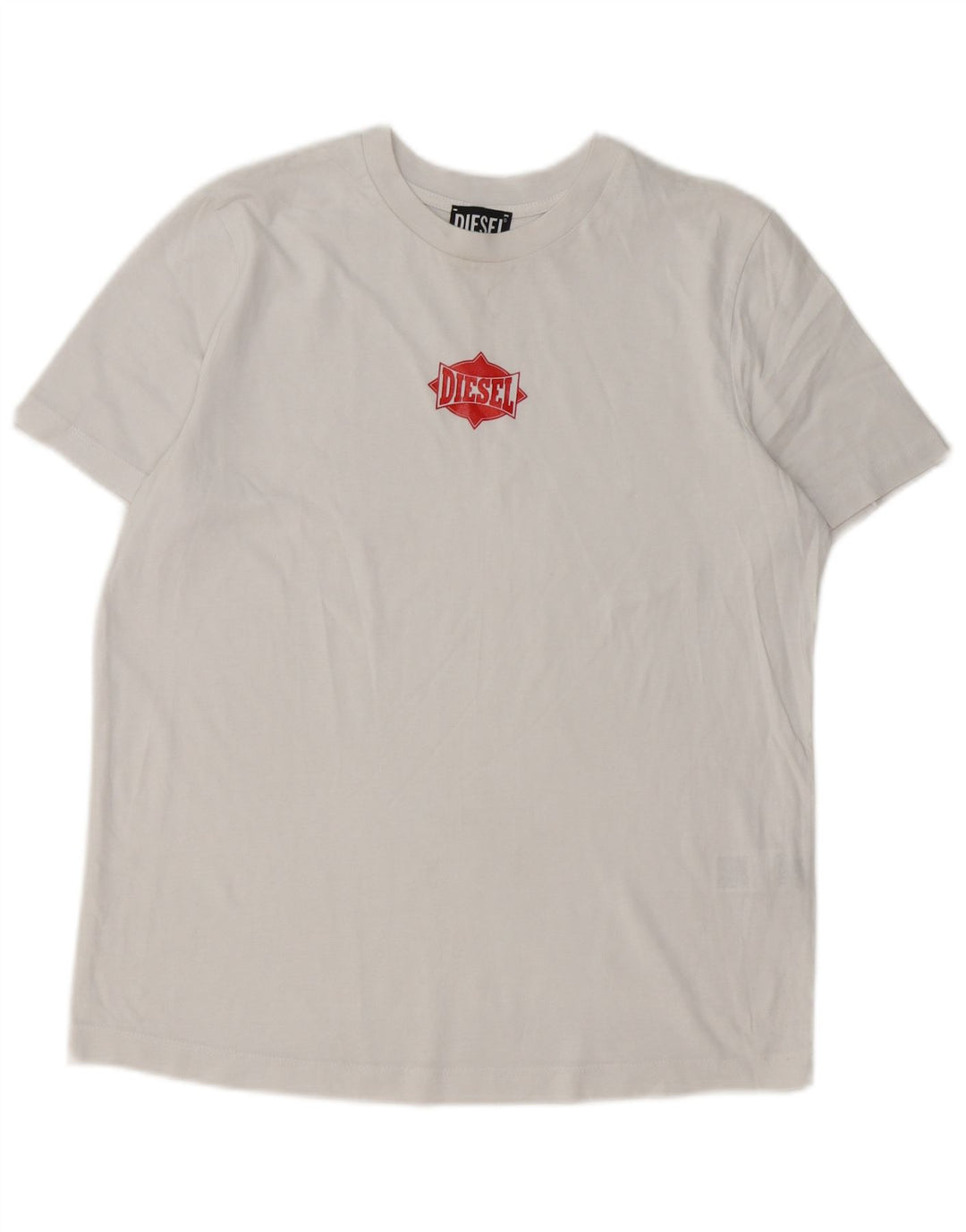 Camiseta Diesel Boys Graphic Top 13-14 Anos Grande Branco