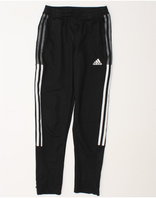 Calças de treino Adidas Boys Aeroready 11-12 anos preto poliéster